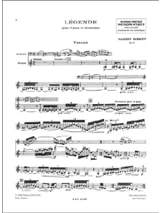 Légende op. 66 - Florent Schmitt - Partition - Violon
